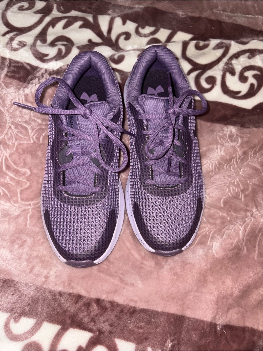 Under Armour Women's Lavender Mesh Running Shoes